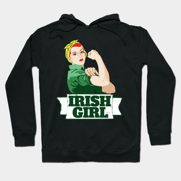 Irish Girl Hoodie by bubbsnugg